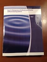 Part II: Elementary Ordinary and Partial Differential Equations Ohio State Math 111993446X Book Cover