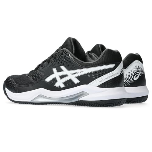 Tênis ASICS Gel Dedicate 8 Clay (Saibro) Masculino Preto e Branco Modelo 2023 (br_footwear_size_syst