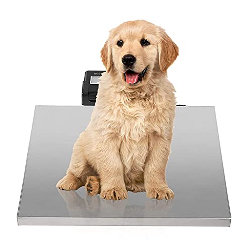 Báscula digital postal industrial 440lb plataforma fuerte