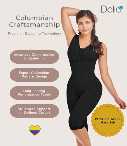 Image of FAJAS DISENOS D'PRADA DELIE Shapewear Tummy Control High Compression Faja Colombiana Girdle for Women Abdomen Control