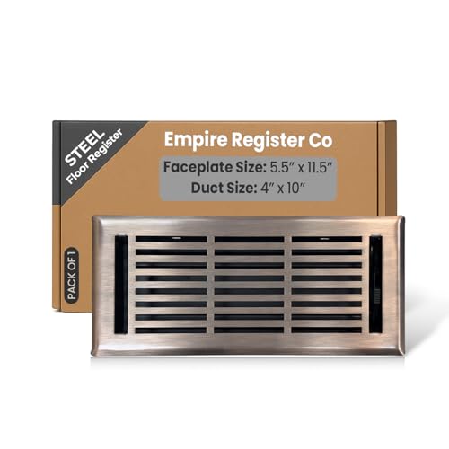 EMPIRE REGISTER CO Linear Design, Heavy Duty Floor Vent Covers,