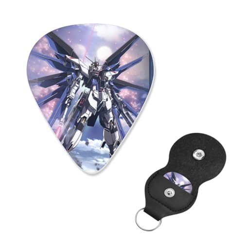 ギターピック 6枚セット 機動戦士ガンダムSEED guitar pick ギターぴっく フィンガーピック 指サムピックセット プレクトラム エレキギターピック き練習用 携帯便利 ティアドロップ型 フィンガー保護 耐久性 初心者 音楽愛好家