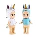Produktbild Coaste Antilane 2 Pack Sonny Angel Einhorn Serie Minipuppen Vinylfigur Actionfigur Sammelfigur für Babygeburtstag, Kindergeburtstag und Mädchen Geburtstag