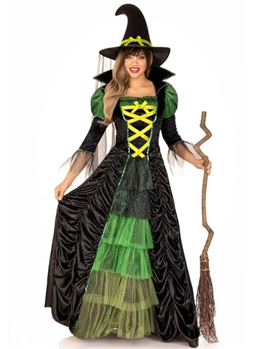 Costume sorcière Storybook Witch Leg Avenue pour soirée Halloween et cosplay
