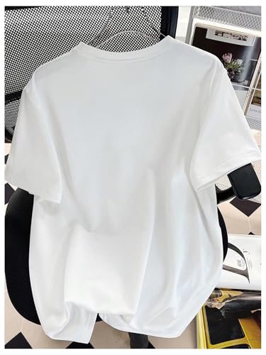 SOLY HUX Women's Cute Graphic Tees Cherry Print Oversized T Shirt Half Sleeve Crew Neck Summer Tops2