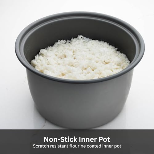 Image of Tiger JNP-0550-LF 3 Cup Capacity White Rice Cooker with Non-Stick Inner Pot, Retractable Power Cord, and Keep Warm up to 12 hours (Flower)