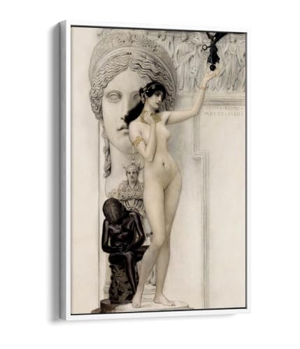 Cadre Gustav Klimt Allegory of Sculpture pour sublimer vos murs blancs