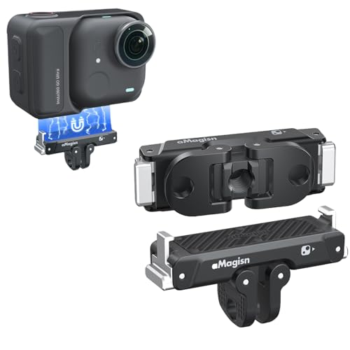 Insta360 Go Ultra J Ή NCbN[X}Eg for Insta360 GO UltraC}EgANZT[ 1/4lWt ܂ݎ NCbN[X A_v^[ A~ ϏՌ ~ Or/B_/ԍ