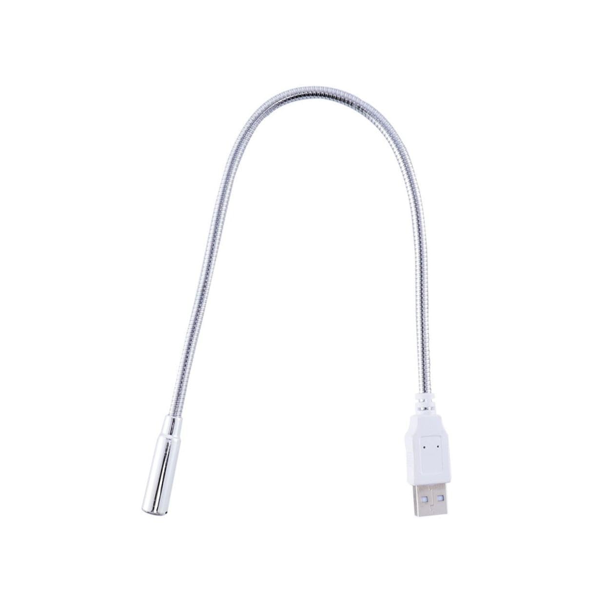 KONTONTY 4pieces Portable USB Laptop Reading Lamp Flexible Gooseneck Led Light for Eye-Care for Bedside and Desk Use Low Power Consumption Led Beads