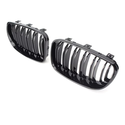 Grille calandre noir brillant pour BMW Série 1 E81 E87 2008-2011 avant gauche droite - 4