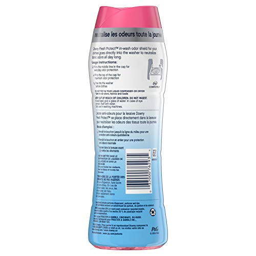 Image of Downy Fresh Protect Laundry Scent Booster Beads for Washer with Febreze Odor Defense, April Fresh, 10 oz, 4 Count