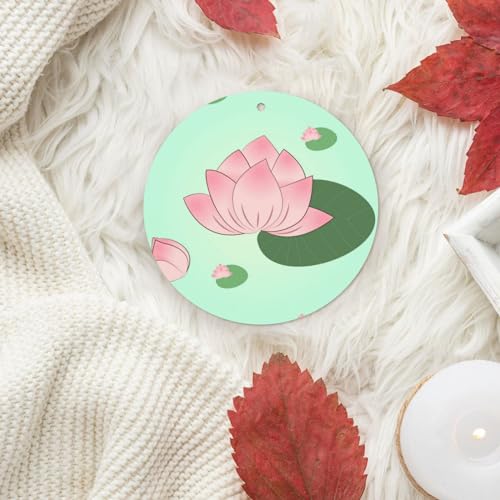 Hojas aromáticas para auto con olor a flores de loto miniatura 6