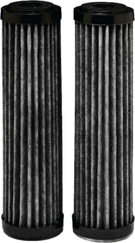 Image of EcoPure EPW2F Premium Fact Universal Whole Home Filter, Dark Gray /Black 1 Count (Pack of 12)