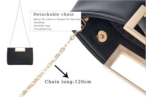 Image of Women's Woven Evening Bag Casual Leather Shoulder Handbag Fashion Clutch Purse