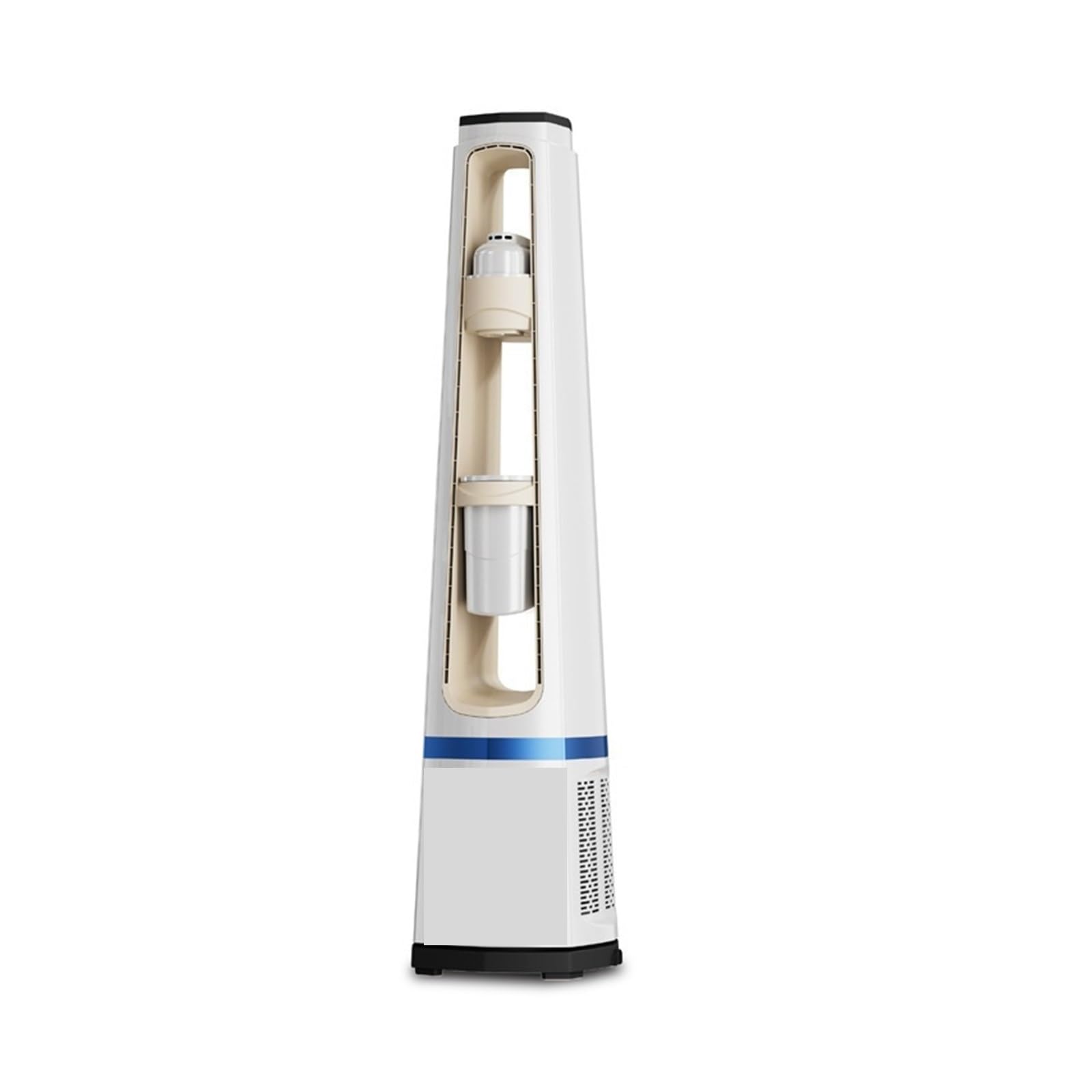 wentylator podłogowy, Wentylator bezłopatkowy 5 w 1 z pilotem nawilżający podłogę(White)