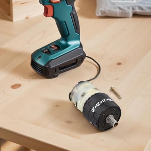 Caja de engranajes de repuesto para taladros de 12 V/16,8 V/21 V y herramientas eléctricas, conjunto de carcasa de engranajes de metal, compatible con taladro manual Im