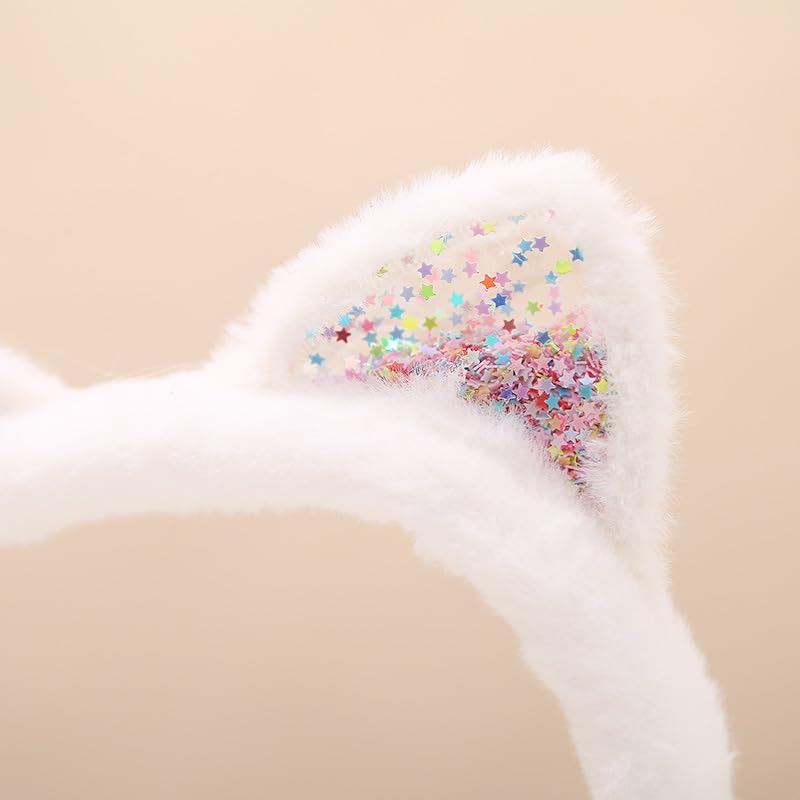 JIAHG Cute Cartoon Animal Winter Earmuffs Soft Faux Fur Ear Warmers Adjustable for Adults Teens Thermal Plush Ear Muffs4