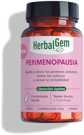 HERBALGEM - Gemmocaps Perimenopausia - Complemento Sin Hormonas -...