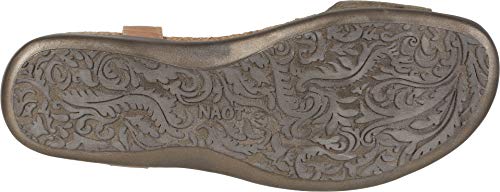 Image of NAOT Women's Sabrina Sandal Oily Olive /Latte Brown Lthr 4-4.5 M US