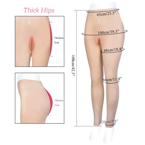 Image of Silicone Panty Silicone Hip Enhancer Trousers Ninth Pants Trousers Butt Lift Underwear Crossdresser