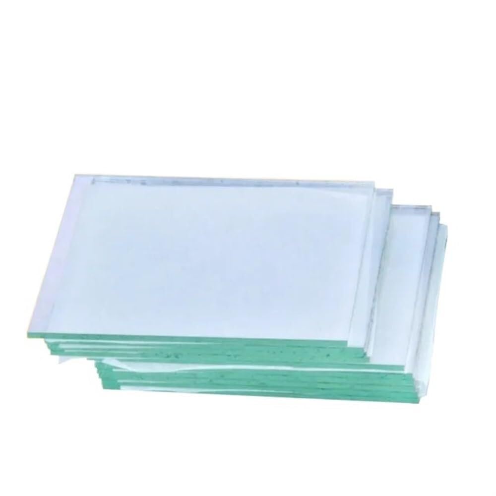 10 pièces de verre conducteur transparent ITO indium-étain 50x50x1.1mm, résistance inférieure à 10 Ohm/sq