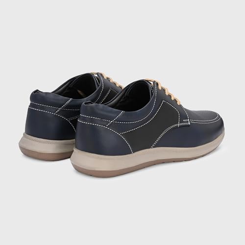 Image of Centrino Men's Casual Lace-Up Shoes | Comfortable Round Toe Lace-Up Derby Shoe with Rugged Rubber Thick Sole for Casual, Office, College, Outdoor, Travel, Trekking, Weekend Outing(8102)