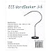 ECS WordSeeker Professional Gooseneck Conference Microphone 3.5 mm, Fully Adjustable Podium Mic, Heavy Duty Stainless Steel Neck