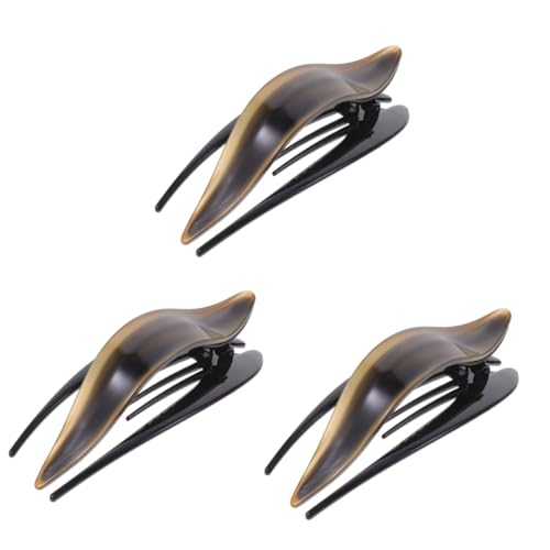Barrettes à cheveux sans plis MAGICLULU en acétate anti-marques
