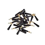 UPKOCH 100pcs Rolling Head Fishing Drift Float Connector Lightweight Compact Fishing Tackle for Streams Rivers