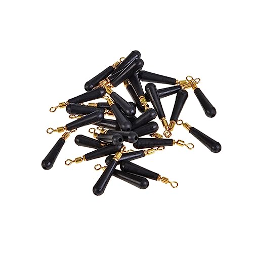 UPKOCH 100pcs Rolling Head Fishing Drift Float Connector Lightweight Compact Fishing Tackle for Streams Rivers