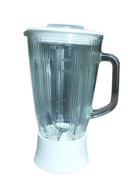 REPLACEMENT BLENDER GLASS JAR(1.5L) WITH CROSS BLADE BASE SUITABLE FOR PANASONIC