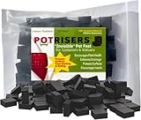 Potrisers (Standard Size -80 Pack) - Invisible Pot Feet to Elevate up to 25 Flower Plant Planters or Statues | Perfect for Patios, Decks, Gardens, and Greenhouses - Made in the USA