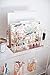 Blu Monaco Rose Gold Desk Organizer - Mail Organizer - 2 Tier Mail Basket - Metal Mail Sorter Inbox - Desk Accessories Women Office