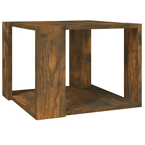 Table de salon chêne fumé compacte pour ranger vos affaires de chambre - 4