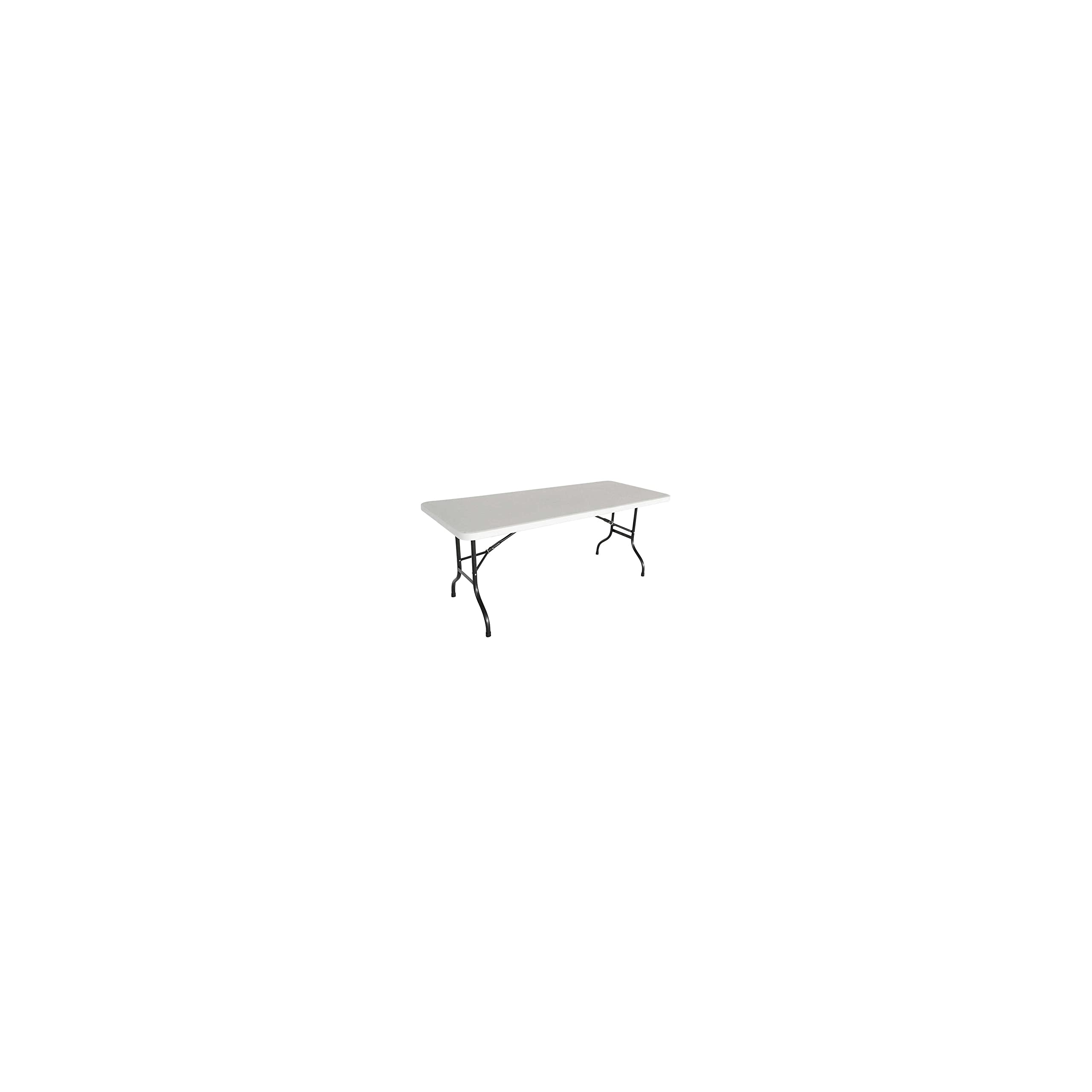 Table de Jardin Pliante 8 Places Blanc - 180cm x 74cm x 74cm