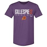 500 LEVEL Collin Gillespie Phoenix Suns Men's Premium T-Shirt - Collin Gillespie Phoenix Suns Elite WHT (Heather Purple, X-Large)