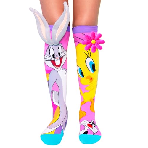 Chaussettes Looney Tunes Tweety Bugs colorées en 3D fun pour adulte et enfant
