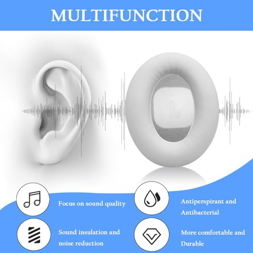 Adhiper Almohadillas de Repuesto para Auriculares Bose QC Ultra de Cuero de Proteína Suave con Espuma de Memoria miniatura 4