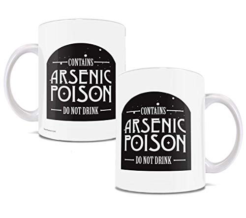 Trend Setters Halloween Arsenic and Poison Funny 11 oz Ceramic Coffee Mug