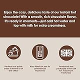 Indulgence Collection - Instant Hot Chocolate 1kg - Premium, Sustainable Cocoa Powder - Quick and Convenient Fairtrade Choco Drink - Rich and Velvety Drinking Chocolates, Perfect for Any Occasion - Image 4