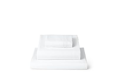 Mellanni King Sheets Set - 4 PC Iconic Collection Bedding - Hotel Luxury, Extra Soft, Cooling Bed Sheets - Wrinkle, Fade, Stain Resistant (King, White)