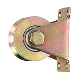 Heberolle aus verzinktem Stahl, V-Nut-Rad, 30 mm, 50 mm, 60 mm, 80 mm, 95 mm, Doppel-Kugellager für 1–8 mm Seil, Kabelschiene, Hardware, 200 kg, maximale Belastung für Schiebetüren, Flügelschienen