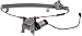 Dorman 741-680 Front Passenger Side Power Window Regulator and Motor Assembly for Select Nissan Models