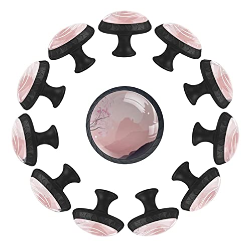 Boutons de tiroir ronds arbre 35 mm lot de 12 commode chambre bébé
