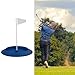 kowaku Golf Putting Cup for Practice with Flag Portable Silicone Skill Levels, Blue