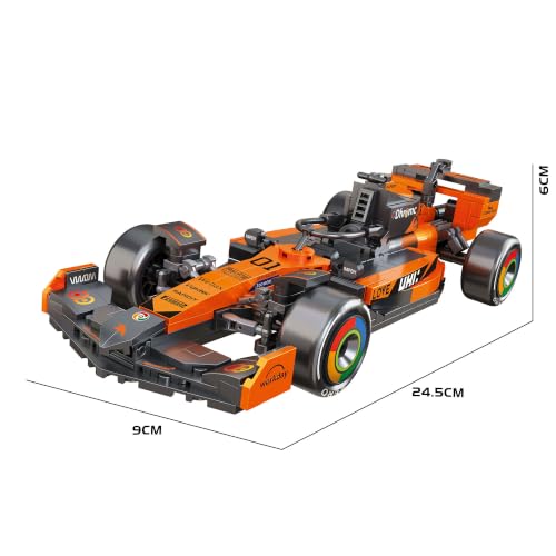 Image of Roaring F1 Race Car Building Block Toy Set for 7+ (467 Pcs)