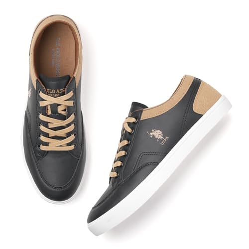 Image of USPA|Monton|Stylish Casual Sneaker Shoes for Man Black