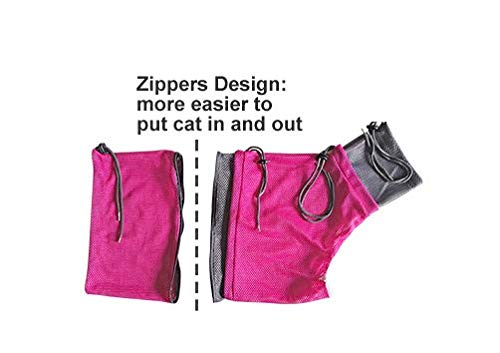 Alemon New Mesh Summber Cat Grooming Bag for Bath Injection Cat Travel Carrier Pet Supplies