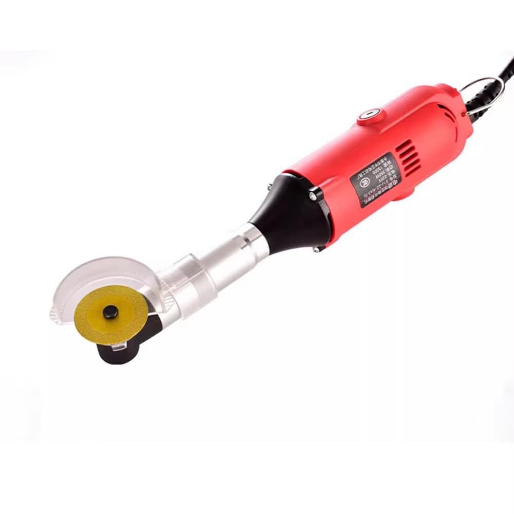 Toplionace Limpiadora de Ranuras de Azulejos Eléctrica de 220V CA, Herramienta Manual para Quitar Lechada con Velocidad Ajustable de 350W