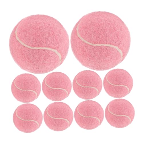NAMOARLY Tennis Training Balls for Kids 12 Pack Elastic Balls Bouncy Wear Resistant Play Train Improve